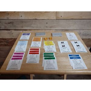 Monopoly Millennium Edition 2000 Original Pts - Title Cards, Chance, Comm. Chest